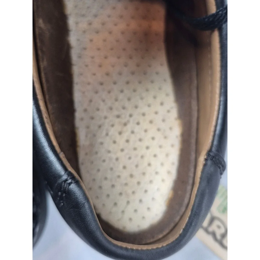 Birkenstock Pasadena Mens Black Leather Lace Up Derby Shoes Size 41 US 8-8.5